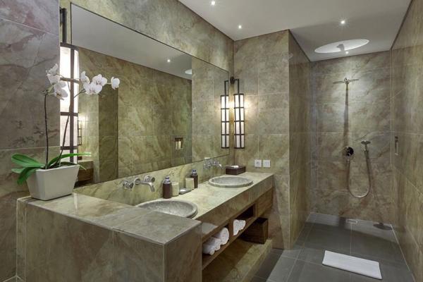 Indoor Shower And Twin Washtafel