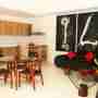 Dining, Living & Kitchen Area